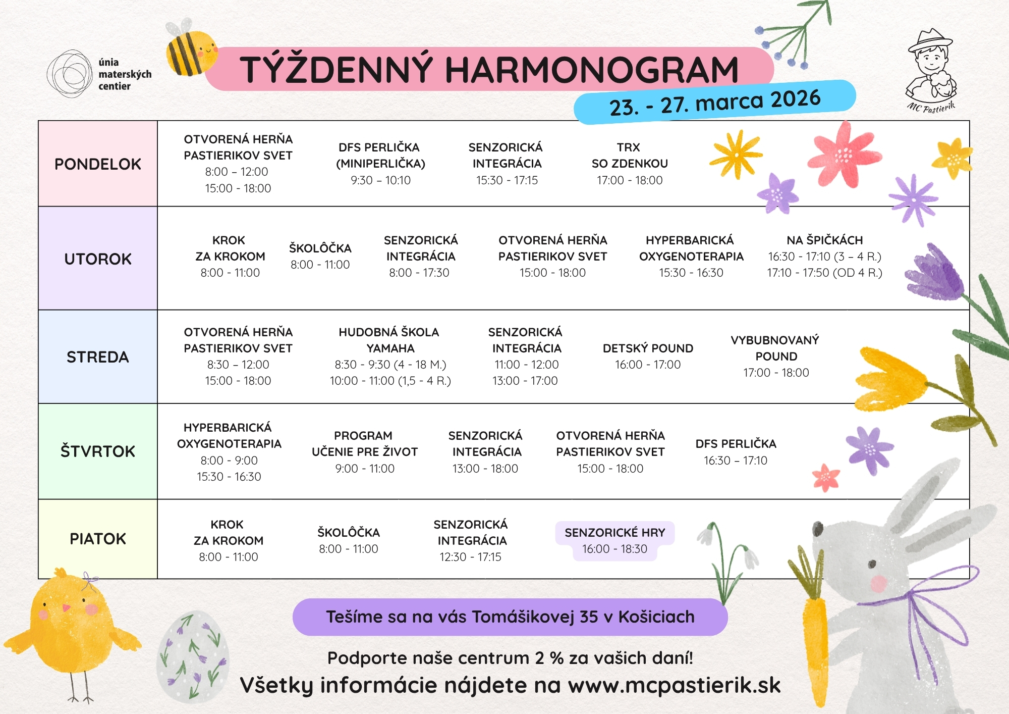 Harmonogram 2026 29.7 x 21 cm